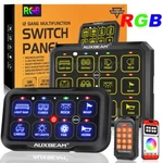 Auxbeam 8/12 Gang Switch Panel App&remote Control Toggle Momentary Pulsed 12-24V. Fixed Price $339.99.