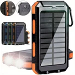 Niffpd 9000000MAH Solar Power Bank Portable Charger W/flashlight For Cell Phone. Fixed Price $14.99.