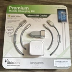 Ubio Labs 6FT Micro-usb Fast Car & Wall Charger Kit For Android. Fixed Price $6.99.
