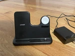 Anker Powerwave 4-IN-1 Wireless Charging Station For Apple Watch Iphone Black. Fixed Price $90.63.