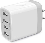 Usb Charger Cube, Wall Plug, Ailkin 4.8A 4-MUTI Port Adapter Power. Fixed Price $19.99.