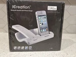 Icreation Bluetooth Handset With Iphone Charger I-500 New & Sealed 4S. Fixed Price $20.83.