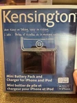 Kensington Black Mini Battery Pack & Charger For Iphone Ipod (td). Fixed Price $14.99.
