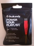 Skullcandy Power Your Playlist Line Charging Cable Red 4 Feet. Fixed Price $7.19.