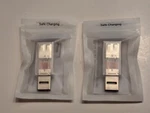Portapow Usb Data Blocker Transparent (2 Pack) - Practice Safe Charging New. Fixed Price $14.98.