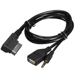 Keenso Audio Ami Usb 3.5MM Aux Cable Adapter Mmi 1PC,. Fixed Price $25.84.