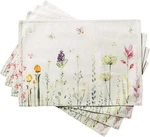 Set Of 4 100% Cotton Washable Cloth Reusable Table For. Fixed Price $79.99.