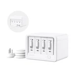 Gitryin 12-IN-1 Desktop Charging Station With Retractable Wall Chargers, 40.... Fixed Price $202.26.