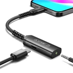 Jsaux Usb To 3.5MM Headphone And Charger ADAPTER,2-IN-1 0.18M, Black. Fixed Price $18.69.