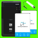 Large Power 2X 4050MAH Substitutable Battery Charger For Lg Transpyre VS810PP. Fixed Price $56.38.