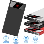 Ultra-thin Portable External Battery Huge Capacity Power Bank 20000MAH Charger. Fixed Price $19.19.