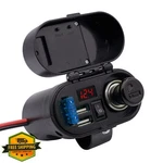 Bluefire 5V/3A Dual Usb Charger Socket Voltmeter Cigarette Lighter. Fixed Price $27.99.