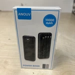 Anouv Portable Charger With Built-in Cables, 10000MAH Power Bank Slim White. Fixed Price $17.09.