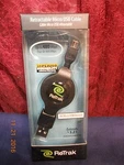 Retrak Retractable Black Micro Usb Cable For Cell Phone, Tablet, Camera, MP3. Fixed Price $15.00.