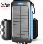 Solar Charger Power Bank 49800MAH Portable 15W Fast Charging With QC3. Fixed Price $45.86.