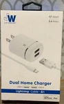 Just Wireless Home Charger 12W/2.4A Usb-a With 10FT Cable For Iphone-white. Fixed Price $12.99.