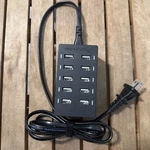 Sabrent 60W 10-PORT Usb Charging Station Fast Charger Tested Works AX-TPCS/TU63. Fixed Price $21.00.