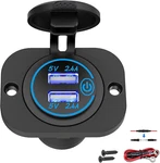 Dual Usb Socket Marine Outlet With Switch Golf Cart Port Volt Dc. Fixed Price $17.95.