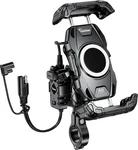Kaedear Motorcycle Smartphone Holder With Qi Wireless Charging, Usb, And Waterpr. Fixed Price $91.97.