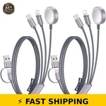 Xiwxi 2PACK Multi Charging Cable For Iphone 17, Apple Watch, Xbox. Fixed Price $43.99.