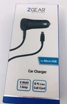 Zgear Micro-usb Car Charger Black Amp 5 Watt 6 Ft Coil Cord 12V 24V New. Fixed Price $7.19.