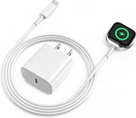 Apple Fast Smart Iwatch Charger 3FT Magnetic Charging Cable With Usb Wal. Fixed Price $17.92.