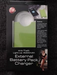 Stay Charged And Secure On-the-go! 4000MAH Green Cta External Battery. Fixed Price $14.99.