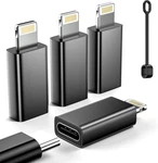 Mfi Certified 27W Usb To Lightning Adapter (4 Pack) - Fast Pack, Black. Fixed Price $12.44.