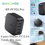 Ravpower RP-PC026 Pro Usb Wall Charger 40W 8A Port Multi Charging Station. Fixed Price $39.95.