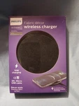 Philips Fabric Decor Surface Qi Fast Wireless Charger Charging Pad. Fixed Price $6.00.