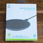 Fast Wireless Charging Pad Black W/ Cable & Adapter. Fixed Price $12.00.