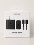 Genuine Samsung 45W Usb-c Power Adapter W/ 5A 1.8M Cable Black EP-T4511. Fixed Price $34.99.
