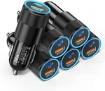 Car Charger, Ancekoy 38W Dual Usb-c + Usb-a 6-PACK, Black. Fixed Price $29.16.