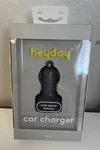 Heyday Dual Port 25W Car Charger With Usb-a & Usb-c Dusk Blue New In Box. Fixed Price $13.00.