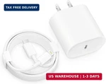 Cxx Fast Charger Phone, 20W Usb Block With 6FT Cable Compatible 14/1. Fixed Price $10.02.