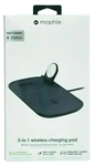 Mophie 3-IN-1 Wireless Charging Pad For Iphone, Air Pods, And Apple Watch, Black. Fixed Price $53.95.