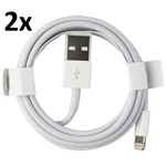 2 X Original Apple Lightning To Usb Charger Data Cable For Iphone/ipad MD818ZM/A. Fixed Price $12.30.