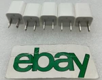 Lot Of - Oem Authentic Apple Cube (A1385 A1265) 5W Wall Charger For Free S/h. Fixed Price $15.99.
