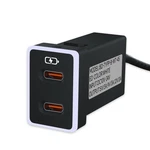 Car Charger For Toyota Usb Dual Port Pd 3.0 Type Fast Charging Wi.... Fixed Price $41.75.