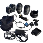 Nikon D750 24.3 Mp Fx Dslr 8317 Clicks + Nikkor 24-120 1:4G & Micro 105 1:2.8G. Fixed Price $2589.99.