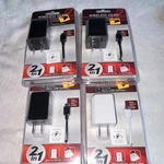 Wireless Gear 4X 2-IN-1 Wall Charger W/ 3FT Micro-usb Sync Cable G0286. Fixed Price $22.99.