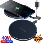40W Fast Wireless Charger Charging Pad For Iphone 17E 16 15 14 13 12 Pro Max. Fixed Price $17.99.
