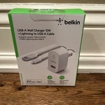 Belkin Boost Wall Charger Iphone, Ipad, Air-pods Usb-a To Apple Cable. Fixed Price $24.00.