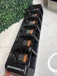 Pre-own Motorola 6-UNIT Charger/cloning Station DB40-16042100CF Walkie-talkies. Fixed Price $24.00.