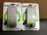 (2 Pk) Eton Rechargeable Battery W/ Hand Crank Power Boost Turbine 2000 New. Fixed Price $37.95.