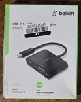 Belkin Usb-c To Vga Adapter With 60W Power Delivery. Fixed Price $8.00.