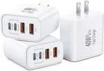 Iphone 17 Usb Fast Charger BLOCK,3-PACK 40W Charging 4-PORT Dua.... Fixed Price $40.65.