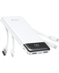 Portable Charger With Built In Cables Cords Wires Slim .... Fixed Price $52.79.
