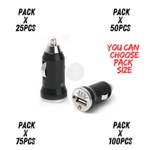 Wholesale Lot Black Usb Universal Car Charger Adapter 1A Iphone 8/8+ X/xs. Fixed Price $37.70.