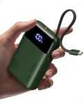 Iniu 20000MAH Power Bank, Smaller 45W Pd Fast Charging Portable Green. Fixed Price $48.59.